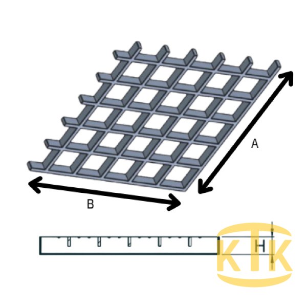 CTP Kanal Izgarası 19x19x30 mm (CTP.1930-B)
