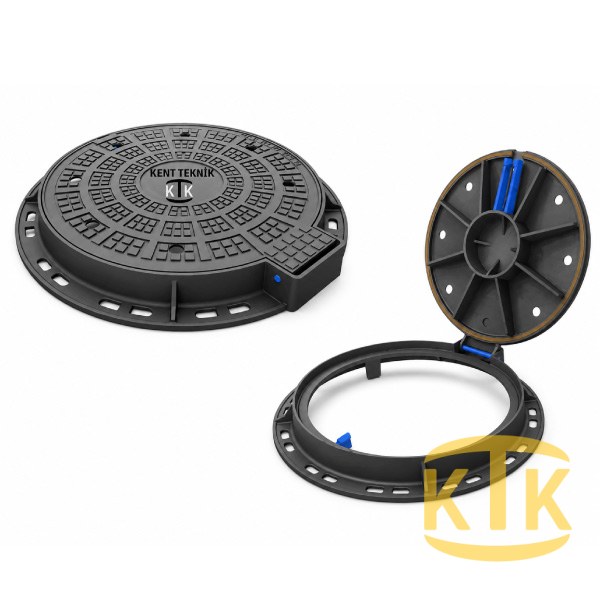 Döküm Rögar Kapağı Takımı Ø600 mm 100° (DKT.600-C2)
