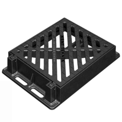 DIT-4560-D Döküm Yağmur Suyu Izgara Takımı 292x568 mm | D400 ürün görseli