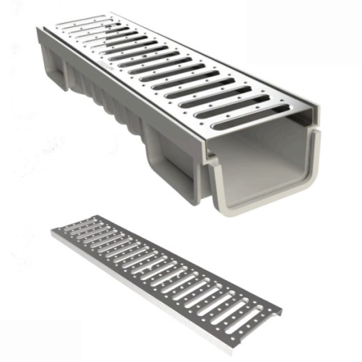 PGI-2020-A Paslanmaz/Galvaniz Kanal Izgarası 200x500x20 mm | A15 ürün görseli