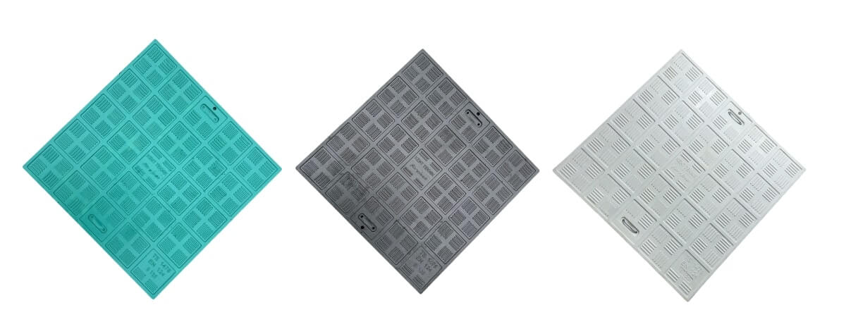 FK-100-B-B125 Kompozit Kare/Dikdörtgen Rögar Kapağı Takımı 1000x1000 mm | B125 ürün görseli