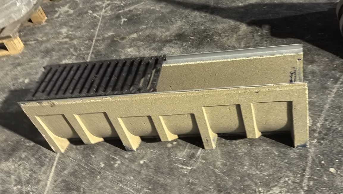 Polimer Kanalı 100x1000x100 mm | FK-1010-PK - Fibre Kompozit